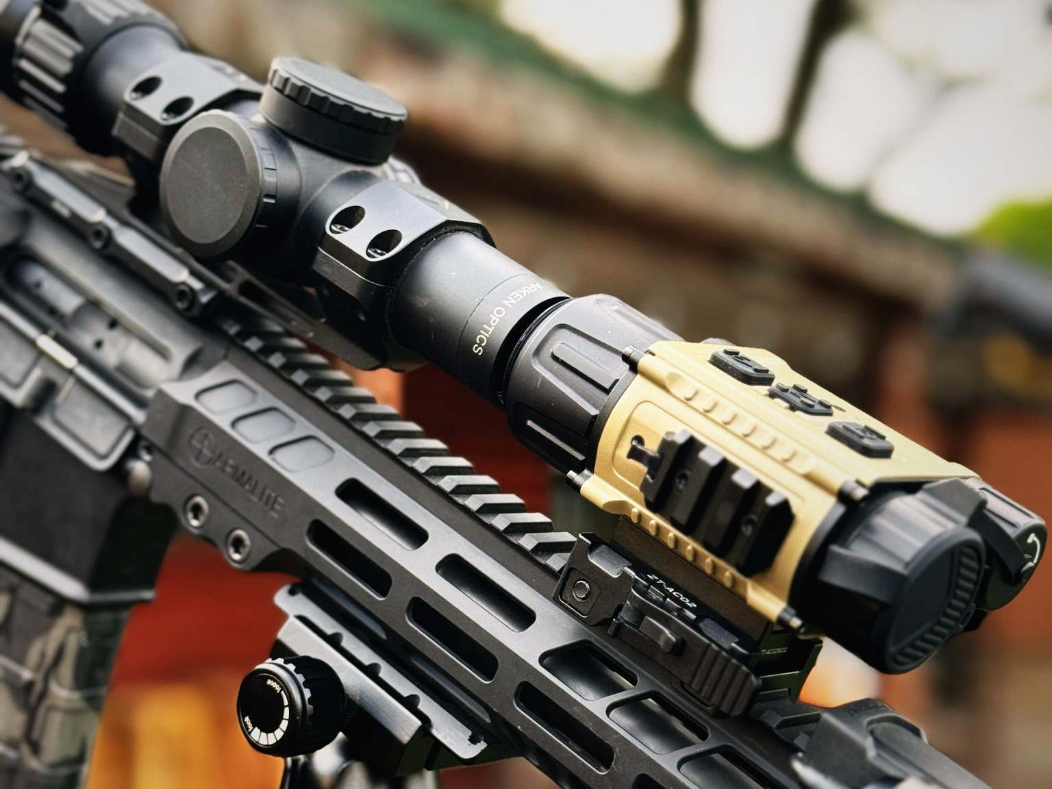 Zentron thermal optic mounted for the Summer Sundown Shoot