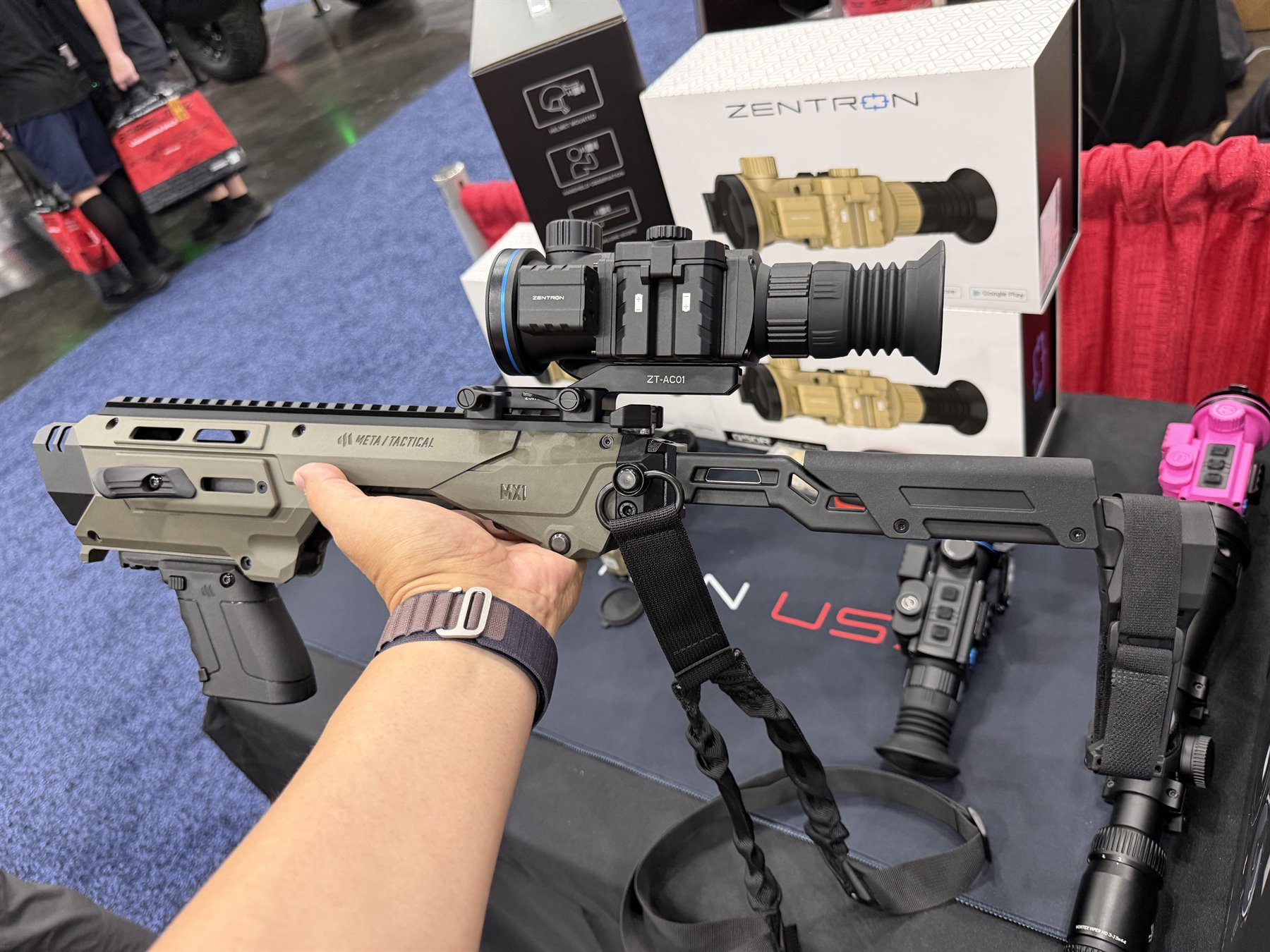 Zentron thermal optic on display at NRA 2026