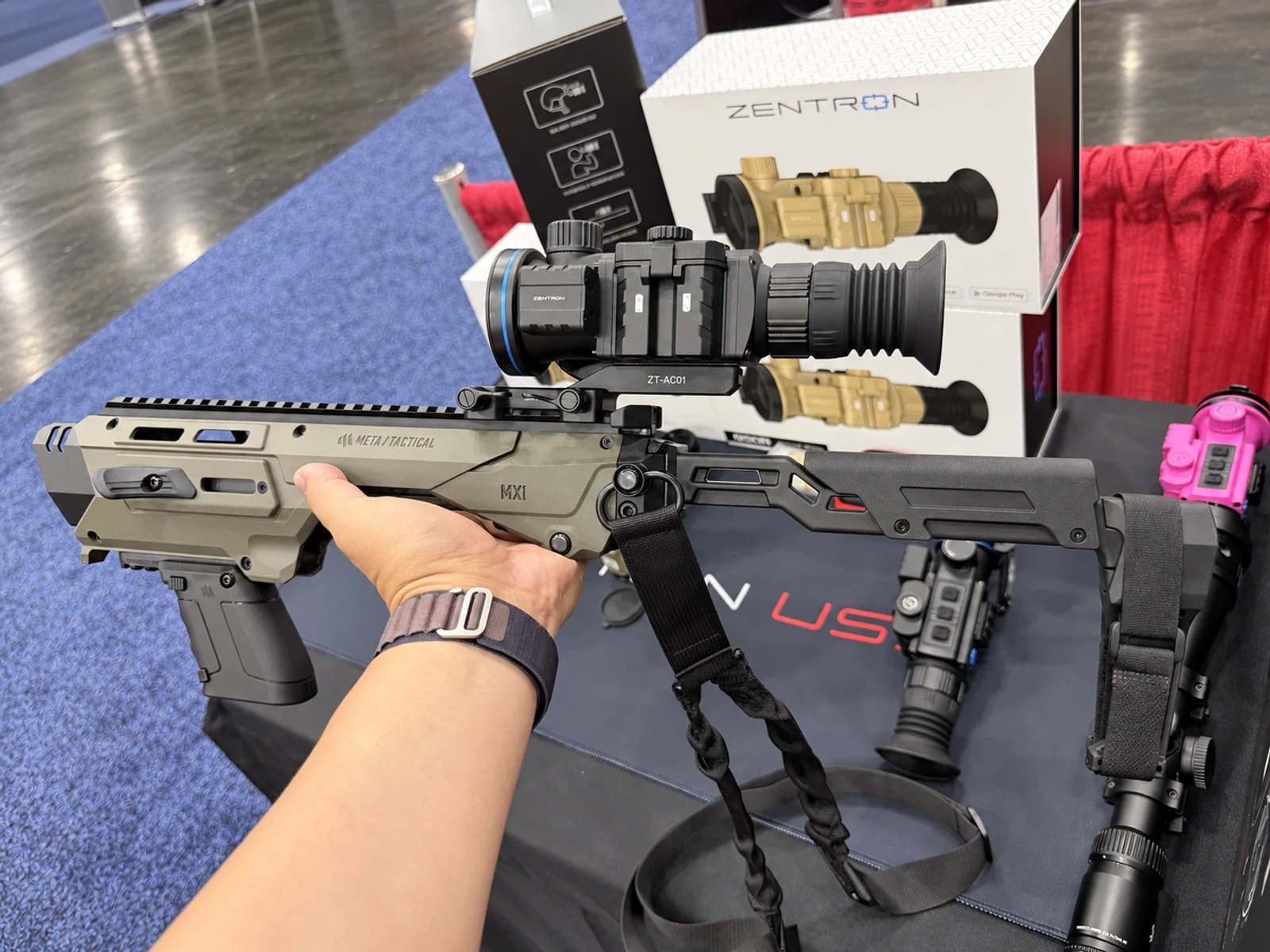 Zentron thermal optic on display at NRA 2026