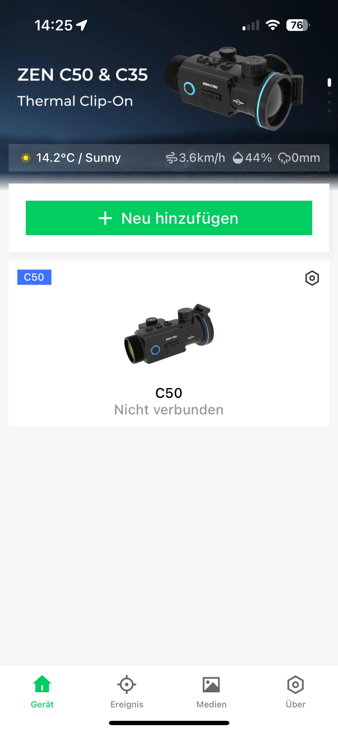 C50-App: ZEN LINK App (März 2025)